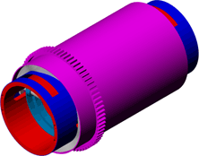 le rotor solidaire des cames